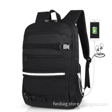 2022 Anti Theft Back Pack Unisex 15.6'' Laptop USB Charging Rucksacks Skateboard Sports Backpack